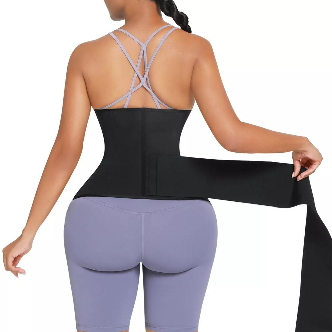 Unisex adjustable belly wrap