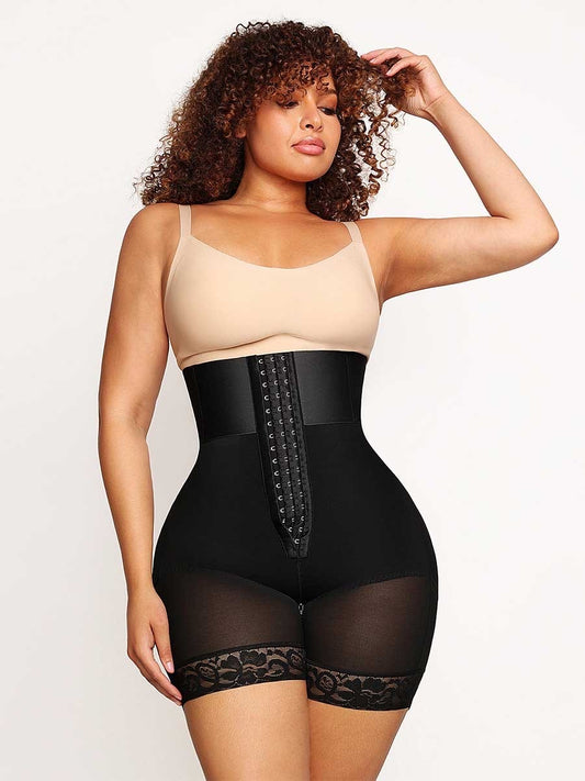 Triple- snatch High Waisted Body Sculpting Shorts