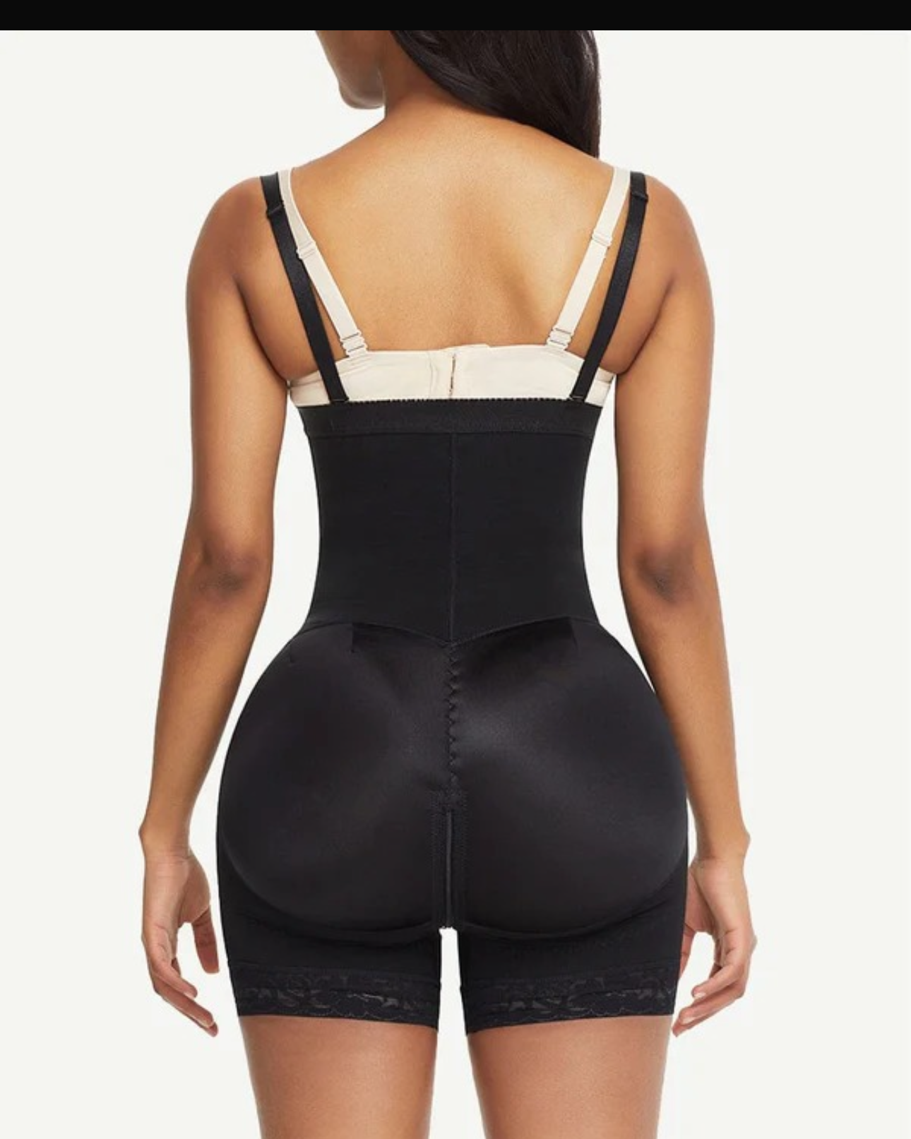 Full torso side zipper faja