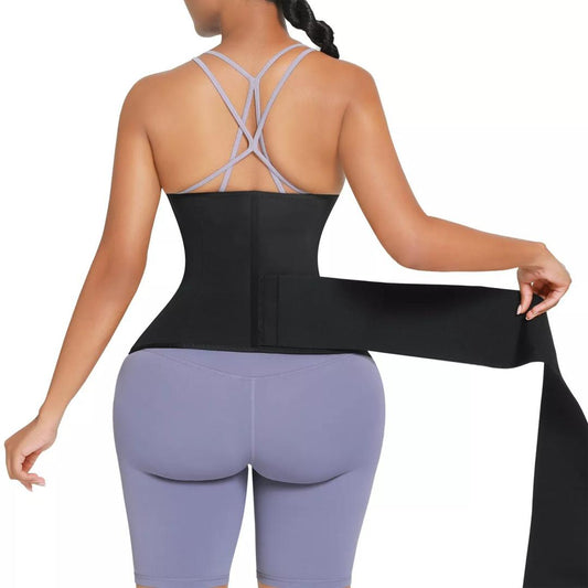 Unisex adjustable belly wrap
